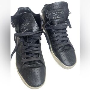 Rag & Bone Black Hightop Sneakers